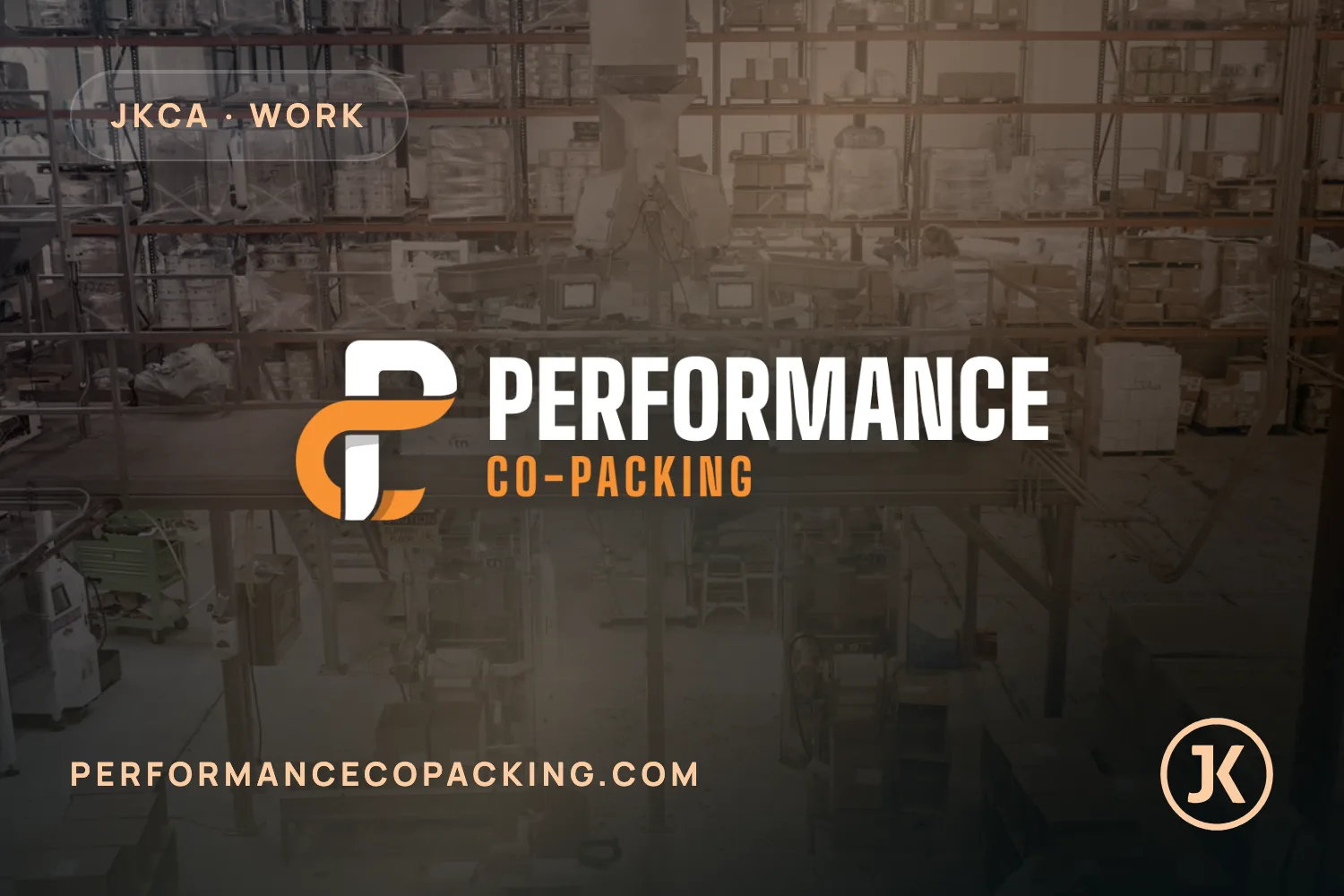 The Performance Co-Packing home page, live at performancecopacking.com